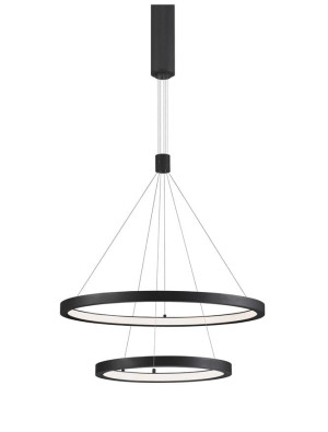 IRUN Czarny mat LED 60W 3000K Lampa wisząca Luces Exclusivas LE41412