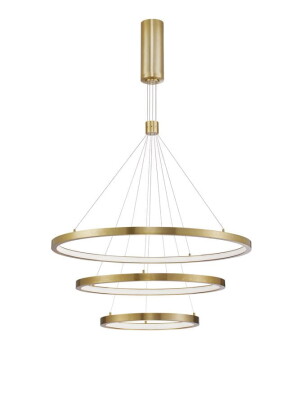 IRUN Mosiądz LED 108W 3000K Lampa wisząca Luces Exclusivas LE41415