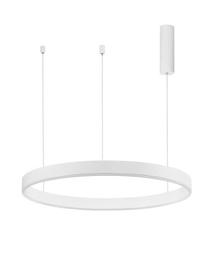 JACA Biały mat LED 48W 3000K Lampa wisząca Luces Exclusivas LE41417
