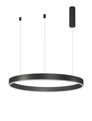 JACA Czarny mat LED 48W 3000K Lampa wisząca Luces Exclusivas LE41419
