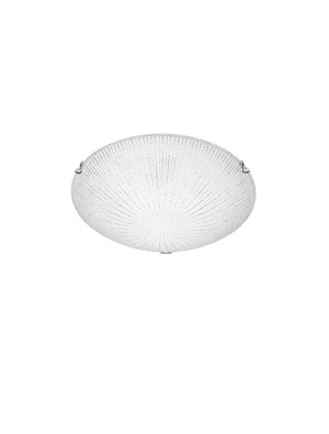 HATILLO Biały śr. 30cm. 2xE27 Lampa sufitowa Luces Exclusivas LE42387