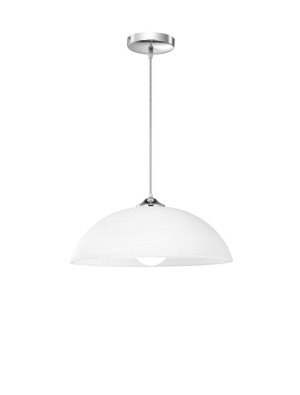 HERNANI Biały śr. 40cm E27 Lampa wisząca Luces Exclusivas LE42390