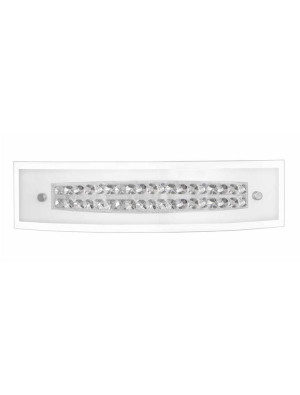 DOLORES Biały | Chrom szer. 45cm. 3xE14 Kinkiet ścienny Luces Exclusivas LE42356