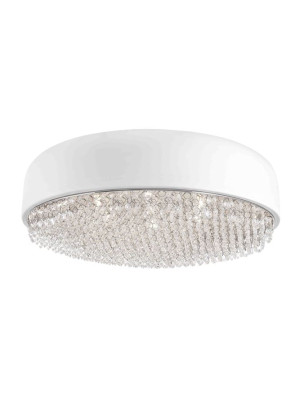 CIENAGA Biały śr. 46cm. 6xEG9 Lampa sufitowa Luces Exclusivas LE42334