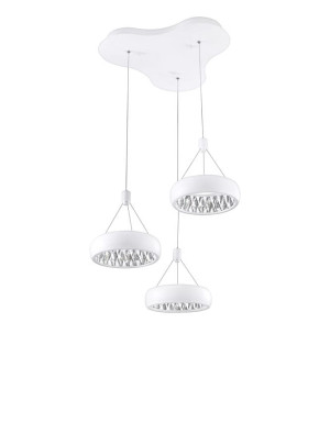 CHIMBAS Biały LED 36W 3000K Lampa wisząca Luces Exclusivas LE42332