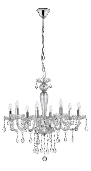 CARTAGO Chrom 8xE14 Żyrandol Luces Exclusivas LE42302