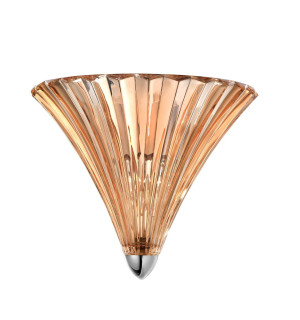 CASEROS Chrom | Bursztyn E14 Kinkiet ścienny Luces Exclusivas LE42305