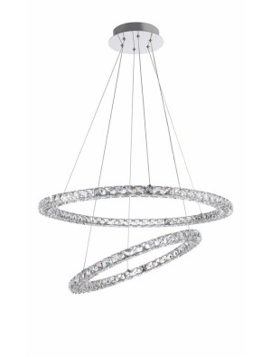 CERCEDA Chrom śr. 70cm. LED 60W 3500K Lampa wisząca Luces Exclusivas LE42314