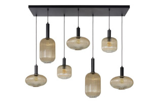 MALOTO Bursztyn 7xE27 Lampa wisząca Lucide 45386/07/62
