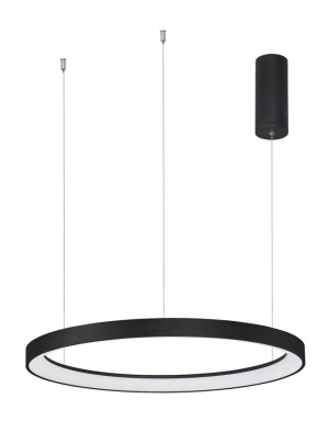 ROTA Czarna LED 48W 3000K Lampa wisząca Luces Exclusivas LE41470