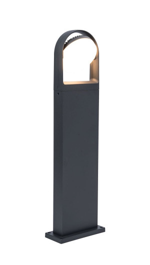 FELE Antracyt LED regulowana głowica 14W IP54 3000K Lampa ogrodowa stojąca Lutec 7196301118