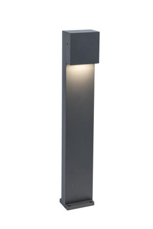 GEMINI XF Szary 10W 4000K IP54 Lampa zewnętrzna stojąca Lutec 7104001118
