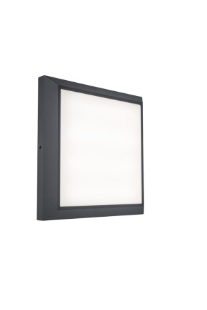 HELENA Szary LED 22W szer. 22cm. IP54 4000K Plafon zewnętrzny Lutec 5102101118