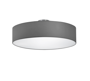 HOTEL Szary śr. 50cm 3xE27 Lampa sufitowa Trio 603900311