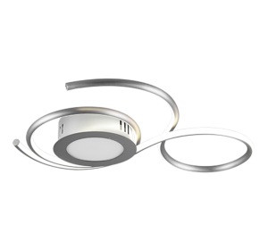 JIVE Nikiel mat LED DIM Pilot 36W 2700-6000K Ściemnialna Lampa sufitowa Trio 623410207