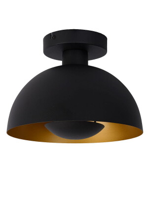 SIEMON Czarny śr.25cm E27 Lampa sufitowa