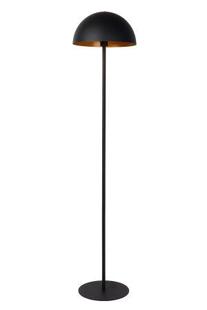 SIEMON Czarny śr.35cm E27 Lampa podłogowa