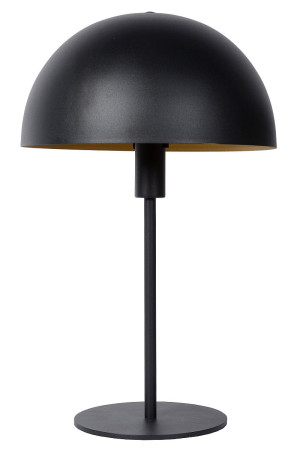 SIEMON Czarny śr.25cm E14 Lampa stołowa