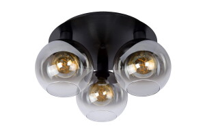 MARIUS Czarny 3xE27 Lampa sufitowa