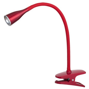 Jeff LED czerwona lampka z klipsem Rabalux 4198