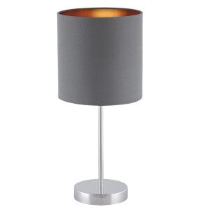 Monica szara lampa stołowa Rabalux 2538