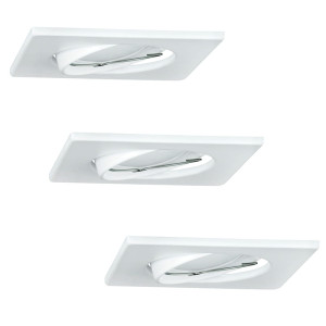 Olin LED | Biała kwadratowa trójpak 305862