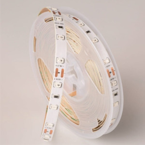 Taśma LED SMD2835 60szt./1m 24W 12V IP20 Żółta - 5m.