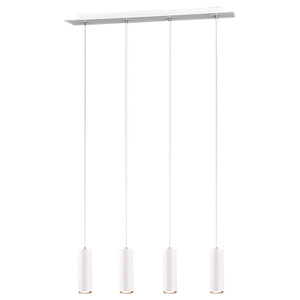 MARLEY Biały 4xGU10 Lampa wisząca Trio 312400401