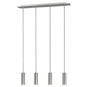 MARLEY Nikiel mat 4xGU10 Lampa wisząca Trio 312400407