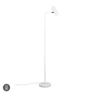MARLEY Biały mat GU10 Regulowana lampa podłogowa stojąca Trio 412400131