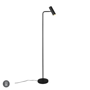 MARLEY Czarny mat GU10 Regulowana lampa podłogowa stojąca Trio 412400132