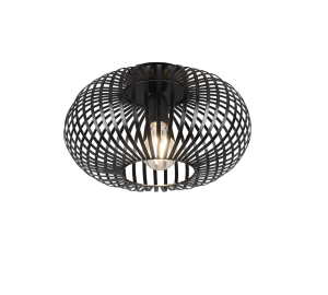 JOHANN Czarny mat śr.30cm E27 Lampa sufitowa ( Od ręki dostępna 1szt. Wysyłka 24h. )