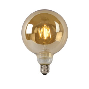 Filament bulb Amber G125 LED DIM E27 8W 2700K ściemnialna