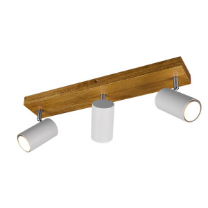 MARLEY Biały mat | Brąz 3xGU10 Spot Trio 812400331