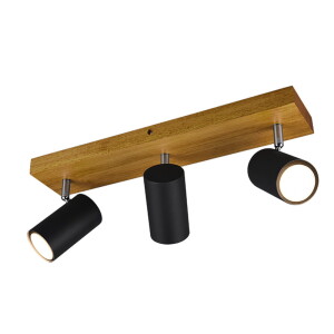 MARLEY Czarny mat | Brąz 3xGU10 Spot Trio 812400332