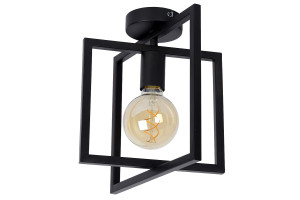 LUUK Czarny E27 Lampa sufitowa
