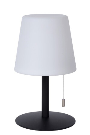 RIO czarna Ø 15,5cm LED Dim. Rgb 1,8W 3000K IP44 Multicolor Zewnętrzna lampka stołowa