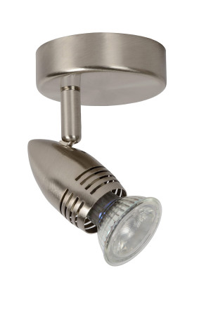 CARO Satynowy chrom Ø 9cm GU10 5W 2700K Spot
