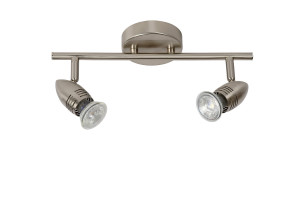CARO Satynowy chrom 2xGU10 2x5W 2700K Spot