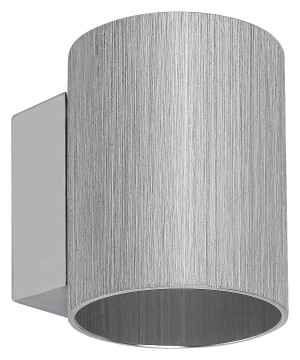Kaunas aluminium szczotkowane Ø 8cm G9 Kinkiet ścienny okrągły