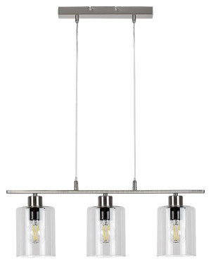 Miroslaw chrom satyna 3xE27 Lampa wisząca potrójna