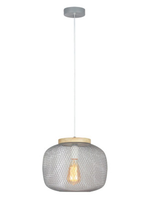 Rupert szary Ø 30cm E27 Lampa wisząca