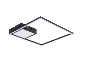 Sirius czarny mat LED 30W 4000K Lampa sufitowa