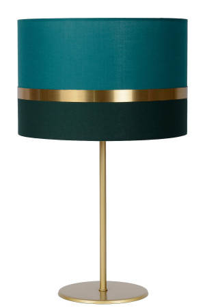 EXTRAVAGANZA TUSSE Turkus Ø 30cm E27 Lampka nocna stołowa