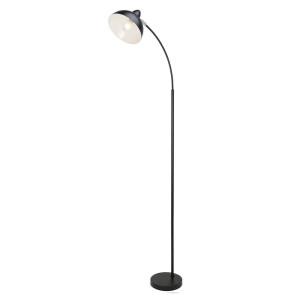 Daron czarny mat E27 Lampa podłogowa