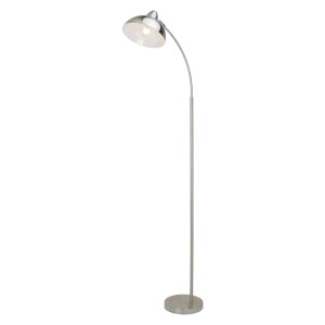 Daron chrom satyna E27 Lampa podłogowa