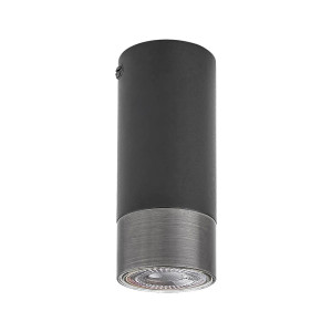 Zircon czarny mat | srebrny GU10 Downlight