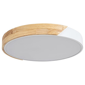 Maple Biały mat | Brąz Ø 41cm LED 24W 3000K Lampa sufitowa