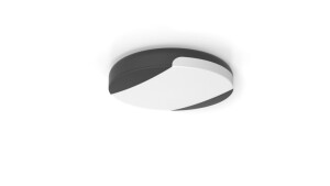 SWEEP Antracyt Ø 26cm LED 23W DIP SWITCH 3000K | 4000K IP54 Plafon zewnętrzny