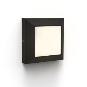HELENA Czarny mat LED 4W IP54 3000K Lampa schodowa, elewacyjna